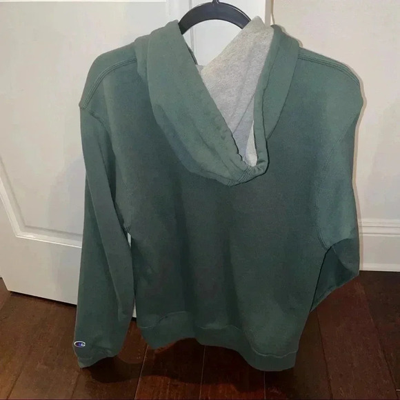 Champion ReverseWeave Green Hoodie - Picture 3 of 3